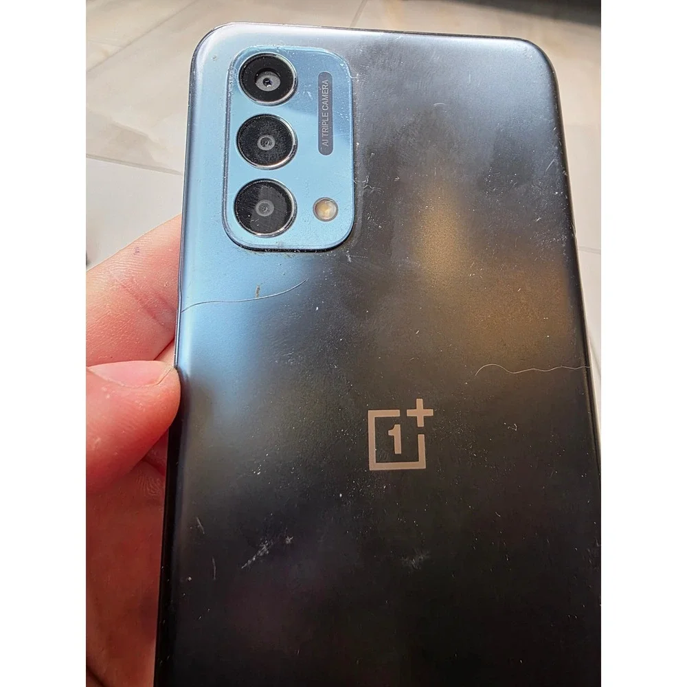 OnePlus Nord N200 5G Blue Quantum 64GB DE2118 Cracked Screen Password Locked F2